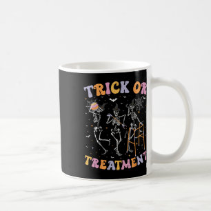 Trick Or Treatment Pt Physical Therapy Therapist H Coffee Mug
