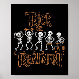 Trick Or Treatment Pt Physical Therapy Therapist H Poster