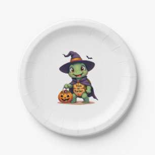 Trick-or-Turtle Paper Plate
