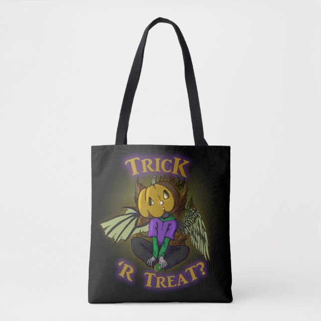 Trick R Treat Tote Bag (Front)