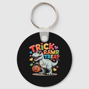Trick Rawr Treat Dinosaur Trex Toddler Boys Hallow Key Ring