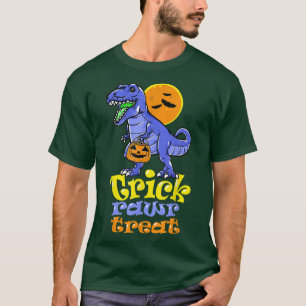 Trick Rawr Treat Dinosaur Trex Toddler Boys Hallow T-Shirt
