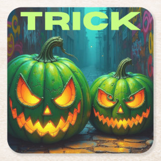 Trick Square Paper Coaster