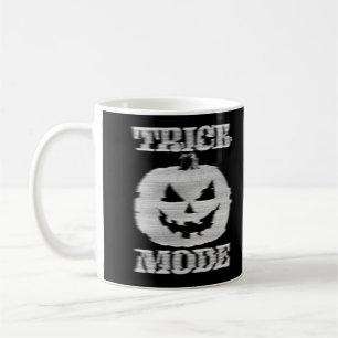 Trick/Treat Mode Double Sided Glitchy Pumpkin Coffee Mug