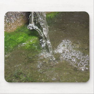 Trickling Waterfall Bubbling Water Mousepad