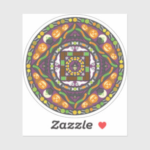 Tricks and Treats Contour Sticker