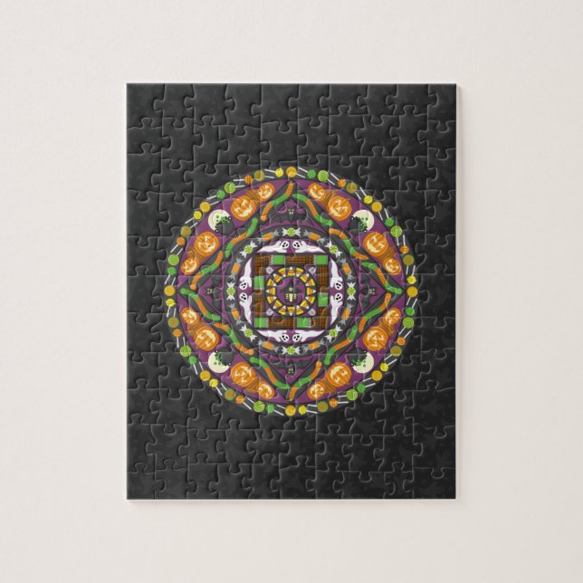 Tricks and Treats Mandala Puzzle (Vertical)