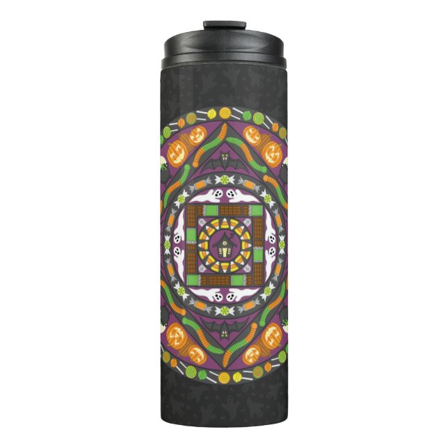 Tricks and Treats Mandala Thermal Tumbler (Front)
