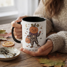 Tricks Are The Best Treats Vintage Pumpkin Skeleto