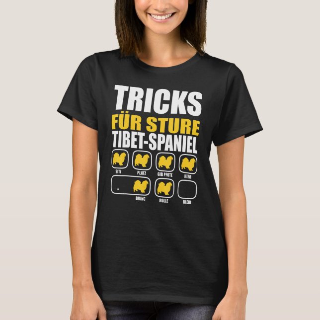 Tricks For Sture Tibetan Spaniel T-Shirt (Front)