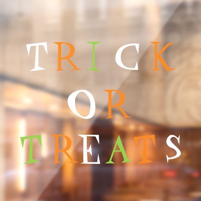 Tricks for treats funny cute Halloween decorations (Sheet 2)