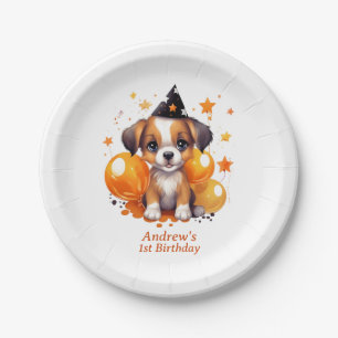 Tricks, Treats, and Tails: Birthday Party Plate