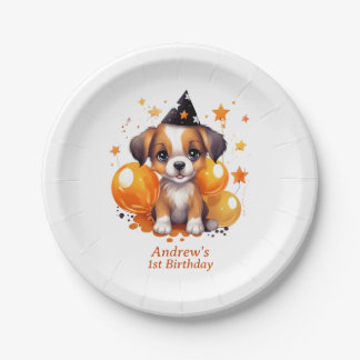 Tricks, Treats, and Tails: Birthday Party Plate