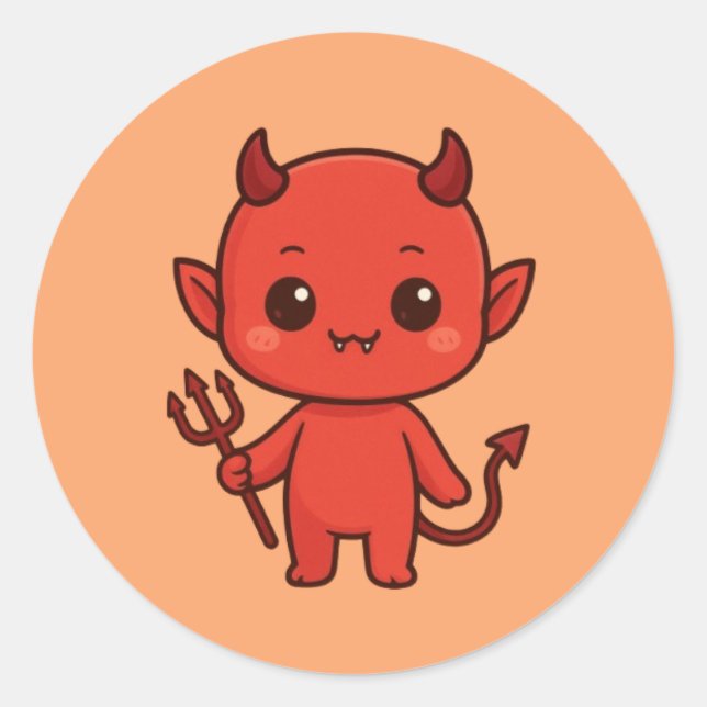 Tricksey Spice Classic Round Sticker (Front)