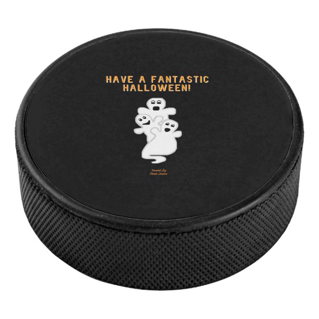 Trickster Ghosts Hockey Puck (3/4)