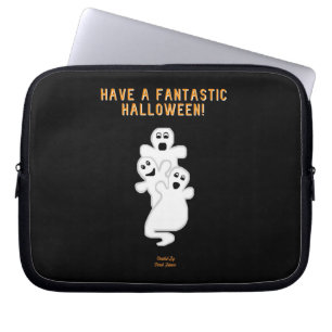 Trickster Ghosts Neoprene Laptop Sleeve