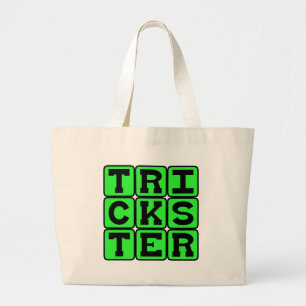 Trickster, Illusionist Large Tote Bag