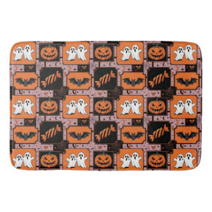 Trickster Tiles: A Halloween Quartet Bath Mat