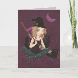 Tricksters - Fairy goth witch card