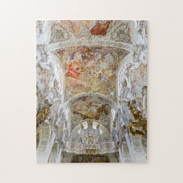 Tricky Baroque ceiling puzzle (Vertical)