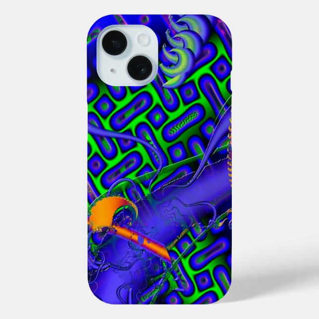 Tricky Bugger 3D Fractal Case-Mate iPhone Case (Back)