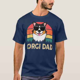 Tricolor Corgi DadPembroke Welsh Corgi Gift for Lo T-Shirt