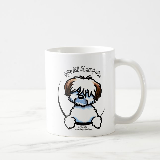 Tricolor Coton Its All About Me Coffee Mug (Right)