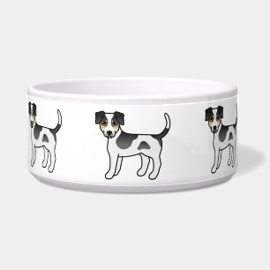 Tricolor Danish-Swedish Farmdog Cute Cartoon Dog