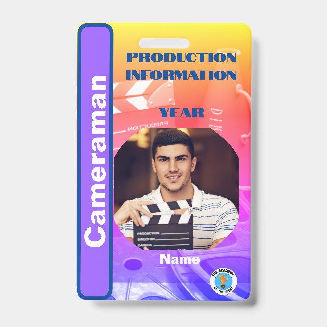 Tricolor ID Badge (Front)