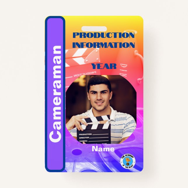 Tricolor ID Badge (Front)