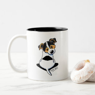 Tricolor Jack Russell Terrier Two-Tone Coffee Mug