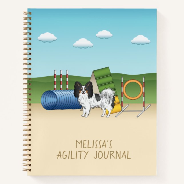Tricolor Papillon - Dog Sports Agility Journal (Front)