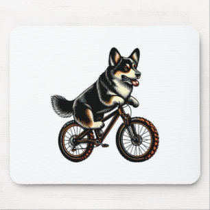 Tricolor Pembroke Welsh Corgi Dog Lover Mountain B Mouse Pad