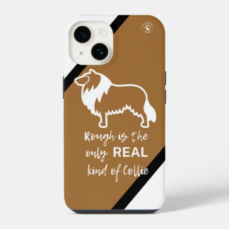 Tricolor Rough Collie Apple iPhone 14 Case