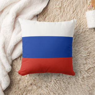 Tricolor Russia flag Cushion