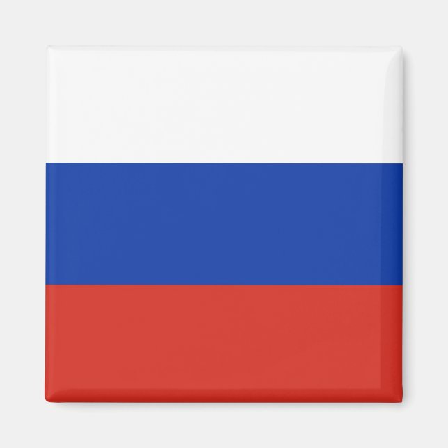 Tricolor Russia flag Magnet (Front)