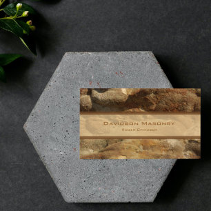 Tricolor Stone Business Card