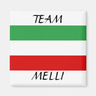 Tricolor "TEAM MELLI" Magnet