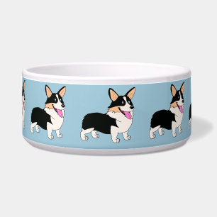 Tricolor Welsh Corgi Cartoon
