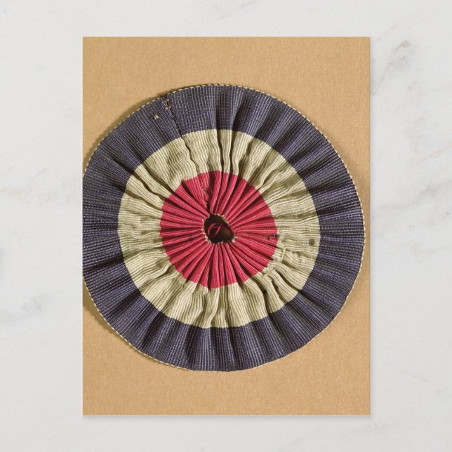 Tricolore rosette postcard (Front)