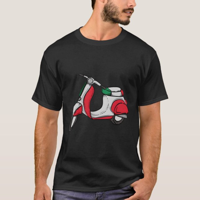 Tricolore Vespa T-Shirt (Front)