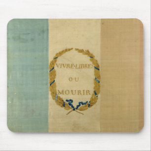 Tricolore with the motto 'Live Free or Die' Mouse Pad