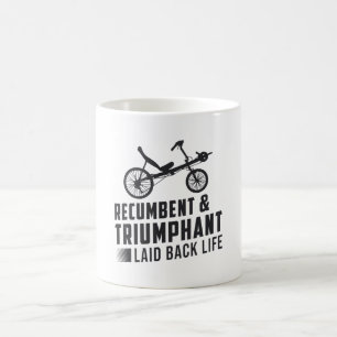 Tricycle Recumbent & Triumphant Vintage Retro Coffee Mug