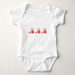 tricycles baby bodysuit