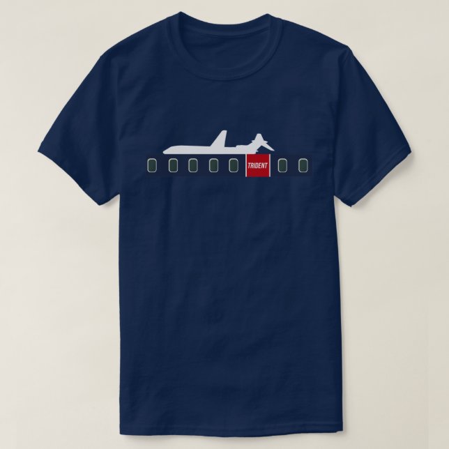 Trident Retro Jet T-Shirt (Design Front)