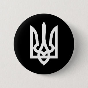 Trident Ukrainian Volodymyr Zelensky President Of 6 Cm Round Badge