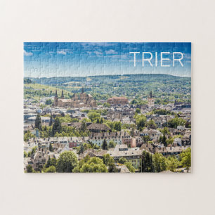 Trier Cityscape Panorama Moselle Germany Souvenir  Jigsaw Puzzle