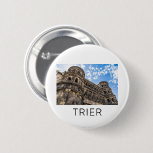 Trier Porta Nigra Rhineland Palatinate Germany 6 Cm Round Badge