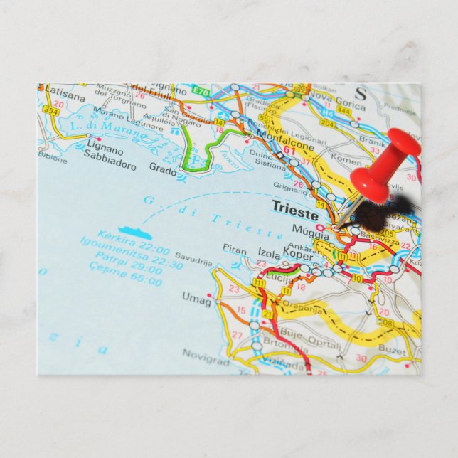 Trieste, Italy Postcard (Front)