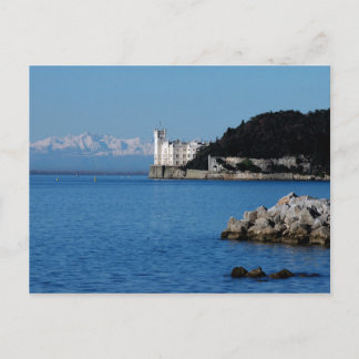 trieste miramare postcard